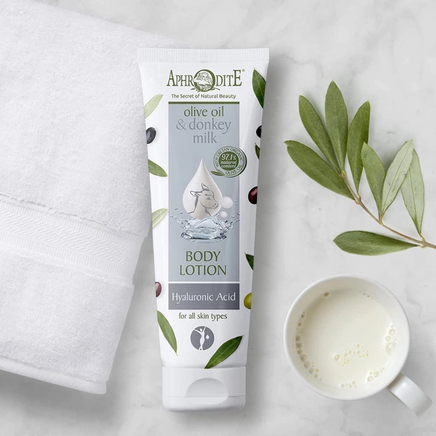Aphrodite Olive Oil & Donkey Milk Hyaluronic Acid Body Lotion