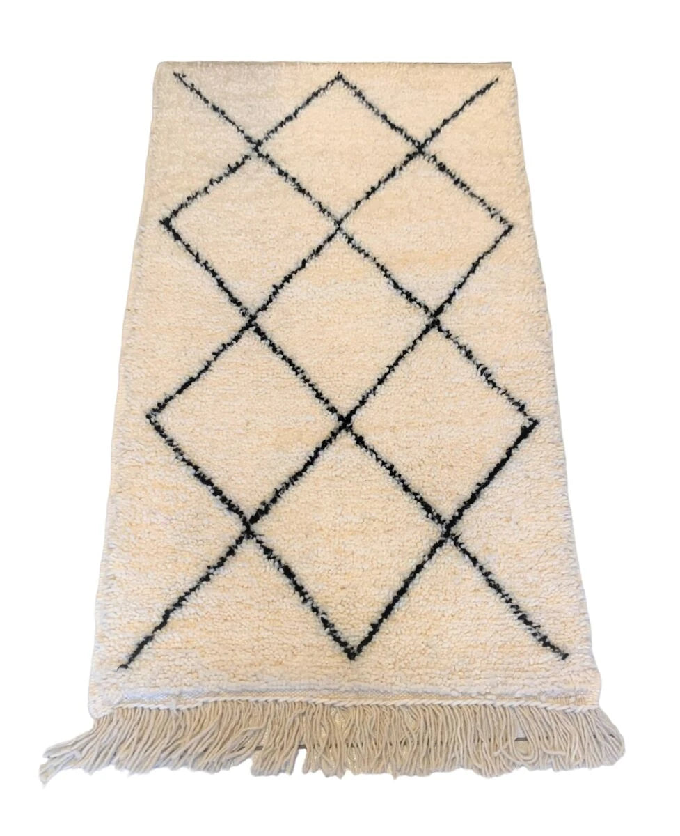 Villamatto boho moderni uniikki luksus käsintehty 