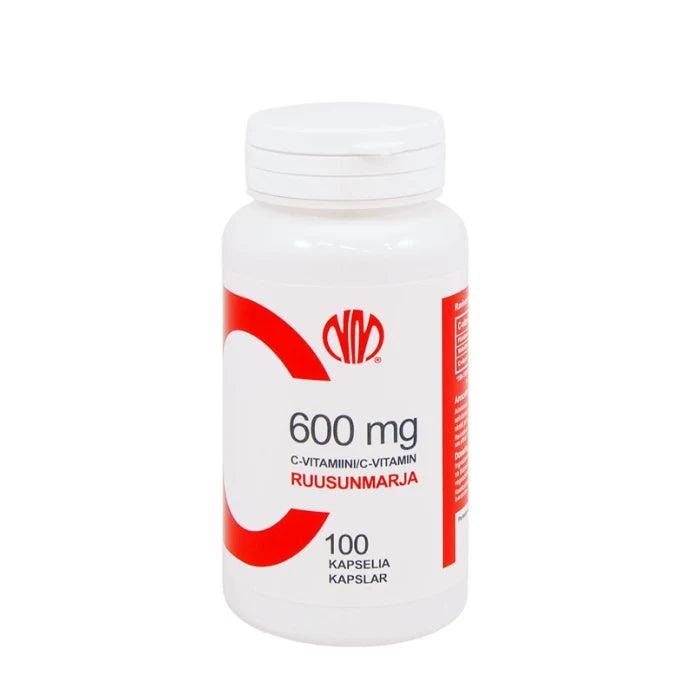 C -Vitamiini 600 mg ruusunmarja 100 kapselia
